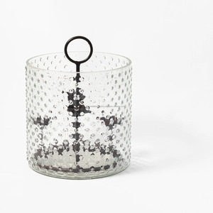 Linternas de metal y vidrio, candelabros de metal para decoración del hogar - Product Image 4