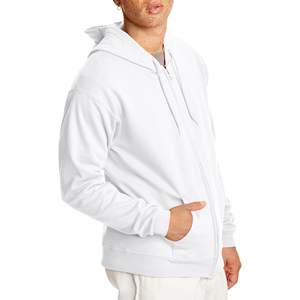 Sudadera con Capucha Unisex Personalizada para Adultos, Talla XS, Blanca, con Logotipo Impreso y Bordado, Material Grueso Transpirable, Tallas Grandes - Product Image 3