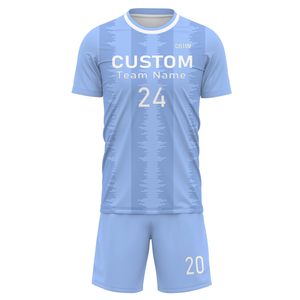 Qualité séchage rapide Polyester vêtements de sport hommes Football costume chemises et hauts porter ensemble uniformes personnalisé Football maillots de football - Product Image 2