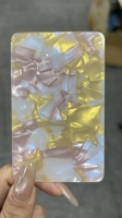Feuille acrylique en forme de coquille de perle colorée 3 mm PMMA Plaque en plastique pour boîte à lumière Bricolage Artisanat Signalisation publicitaire Décoration Découpe CNC personnalisée