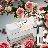 Perfume Sólido Portátil de Lujo Tipo Lápiz Labial, Bálsamo a Base de Aceite, Fragancia Duradera, Aroma Floral, Eau de Parfum (3 Aromas) 3.3ml