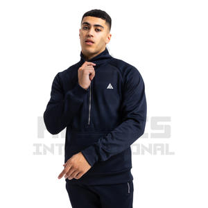 Chándal de ropa deportiva personalizado OEM, chándal de algodón y poliéster transpirable para correr y entrenar, chándales para jóvenes con cuello redondo y logotipo - Product Image 1