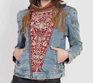 Vestes en jean vintage Lehenga 2022 pour femmes - Product Image 1