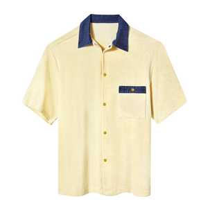 Vêtements de villégiature d'été légers Chemises cabanes imprimées tropicales surdimensionnées Mode décontractée confortable unisexe Fournisseur OEM - Product Image 5