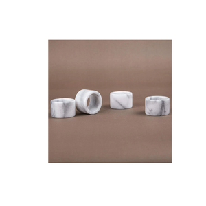 Marble Napkin Ring Holder Table Decor Luxury Natural Marble <b>Tissue</b> Holder for <b>Wedding</b> Hotel with Sale - Product Image 2
