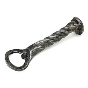 Poignée en spirale forgée à la main Ouvre-bouteille de bière Bars Accessoires de cuisine - Product Image 3