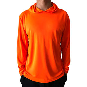 Camiseta DE SEGURIDAD reflectante de alta visibilidad con logotipo personalizado de alta calidad y transpirable con capucha - Product Image 3