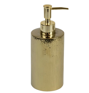 Modern Design Gold Polished Metal Soap Dispenser for Kitchen Farmhouse Decor Designer Soap <b>Pump</b> for Bathroom - Product Image 5