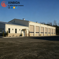 Bâtiment d'atelier en structure métallique haute résistance, entrepôt métallique écologique pour usine de fabrication américaine, stockage en vrac