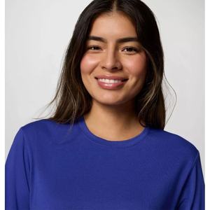 เสื้อยืดแขนยาวคอกลมผ้าฝ้ายลำลองสำหรับผู้หญิงเสื้อคอกลมแขนยาวมีให้เลือกทุกขนาดและพิมพ์ลายตามสั่ง - Product Image 5