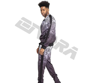 Ensemble de survêtement de luxe pour homme, nouvelle collection 2023, imprimé en relief, haut de sport, jogging, ensemble personnalisé, sweat-shirts, style actif, stylefitgo - Product Image 2