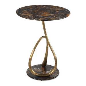 Decoración Muebles para el hogar Mesa auxiliar de metal y mármol Nuevo diseño Mesa decorativa de metal Fabricante mayorista Exportador - Product Image 5