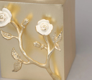 Hot Selling <b>Tissue</b> <b>Holder</b> Floral Design Napkin Dispenser Multifold Trifold for <b>Kitchen</b> and Bathroom <b>Tissue</b> Box - Product Image 2