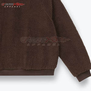 Pull-over en polaire Sherpa uni pour femme, col rond, ourlet droit, hiver automne, haute qualité, anti-plis, respirant, doublé - Product Image 4