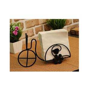 กล่องใส่กระดาษทิชชู่และที่ใส่กระดาษเช็ดปากรูปทรงรถสามล้อ  งานฝีมือโลหะ  สำหรับตกแต่งบ้าน สำนักงาน และร้านกาแฟ - Product Image 1