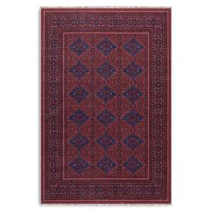 <b>Rug</b> Weavers RW7152 Dazkr Claret <b>Tribal</b> Washable <b>Rug</b> Dropshipping Wholesale Washable Chenille 10 Sizes - Product Image 2