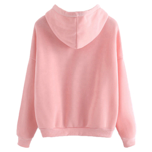 Women Saleh Enterprises Fleece Hoodie Autumn/Winter Embroidered Lined Warm Oversized Soft Plush Casual Pullover/<b>Zipper</b> - Product Image 4