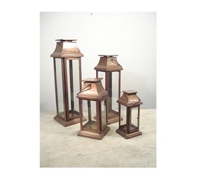 Traditional Design <b>Gold</b> Metal <b>Lantern</b> for Home Decor - Product Image 6