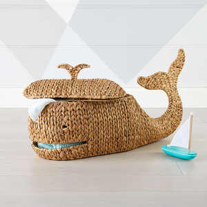 Water Hyacinth Basket Handmade Best Seller <b>Home</b> <b>Storage</b> & <b>Organization</b> - Product Image 6