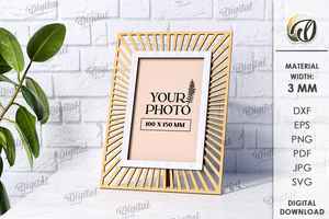 Cadre photo en bois bricolage Affichage minimaliste Guide PDF fait à la main Téléchargement étape par étape Image disponible - Product Image 4