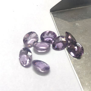 Lot de 8 pierres précieuses en améthyste naturelle, ovales facettées 10x8mm, 15,9 carats, qualité supérieure, vente en gros, 18,17 $ US pour l'ensemble - Product Image 6