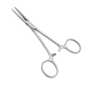 Pinzas Quirúrgicas de Acero Inoxidable de la Mejor Calidad, Pinzas Micro Mosquito, 5 Pulgadas (13 cm), Curvas, Dentadas, Pinzas Delicadas - Product Image 5