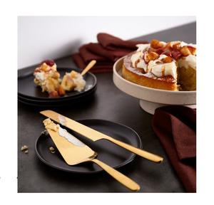 2025 recién llegado, juego de cubiertos de oro Premium, tenedores mate de tamaño completo, servidor de acero con espejo, juego de cubiertos de oro con acabado Premium - Product Image 2