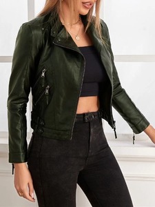 Customized Made Logo Women's Leather <b>Jacket</b> Winter Wear High Quality Casual Wear Genuine Women Leather <b>Jacket</b> - Product Image 3