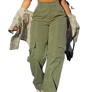 กางเกง100% วิ่งสำหรับผู้หญิงกางเกงผ้าฝ้ายหลายกระเป๋าแห้งเร็วทันสมัยใหม่สำหรับฤดูร้อน - Product Image 1