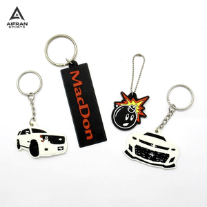 AIFRAN Promotional Custom PVC Keychain 3D Rubber <b>Key</b> Ring Personalized Branding Logo Soft Silicone <b>Key</b> <b>Holder</b> Factory PricE - Product Image 4