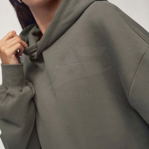 Sudadera con Capucha Holgada para Mujer, Estilo Moderno, Mezcla de Algodón Suave, Ajuste Cómodo y Relajado, Superventas - Product Image 6
