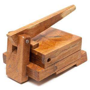 Madera Pizza Dumpling Masa Pastelería Panqueque Prensa Tamaño personalizado madera Masa prensadora - Product Image 5