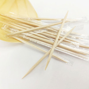 Vente en gros de cure-dents en bambou jetables emballés individuellement dans un sac en papier/plastique cure-dents directement de l'usine vietnamienne - Product Image 6