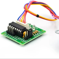 Moteur pas à pas 28BYJ-48 DC 5V et carte de module de test de pilote ULN2003, circuits intégrés compatibles Raspberry Pi, un seul ensemble