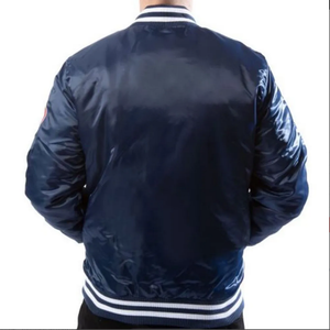 Chaqueta Bomber Clásica Unisex de Lona con Corazón Bordado de Chicago, para Invierno, con Capucha, de Secado Rápido, Estilo Deportivo, Holgada - Product Image 4