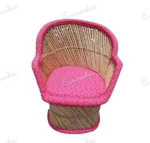 Ensemble de chaise de tabouret de bar de haute qualité avec dossier chaise de meubles en bambou de canne avec pouf pour jardin de salon extérieur intérieur - Product Image 4