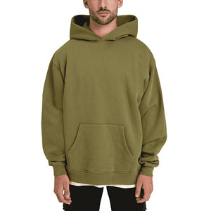 Hommes professionnels Streetwear à capuche surdimensionné poids lourd coton pull sweat impression de Logo personnalisé - Product Image 1