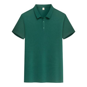 Vente en gros de polos en coton respirant pour hommes, tricot décontracté, personnalisation numérique, manches courtes, motif uni, longueur standard - Product Image 6