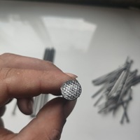 Clous de construction en fer galvanisé de 1 à 4 pouces, à double tête, divers types de clous à tête bombée (brad cap), à tête à motif (checkered), à tête lisse, à tête diamant, à tête spirale, en acier, emballés en cartons plastiques