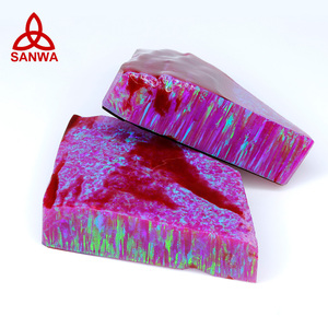 Sanwa Bello Opal Rough Stone OP49 Purple <b>Red</b> Raw <b>Material</b> Fashion Color Direct Factory for Making Opal Jewellery Design Set - Product Image 1
