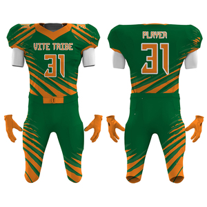 Vêtements de football personnalisés en gros, ensembles de vêtements de sport pour équipes, impression par sublimation numérique, vêtements de football américain brodés pour hommes - Product Image 5