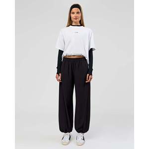 Pantalones Deportivos Casuales Teñidos en Negro Lisos de la Marca Stitch Up - Product Image 6