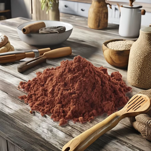 Cacao en Polvo (10-12%) Lecitinado-Premium L100 (Color Negro) 100% Contenido de Cacao Crudo 25kg Grado Alimenticio - Product Image 1