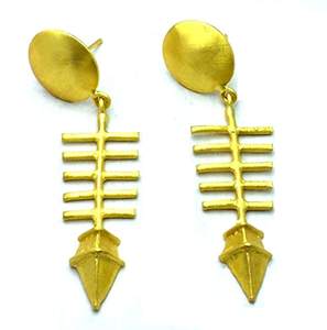 Good Looking Brass <b>Earrings</b> Plated <b>Earrings</b> Personalized Women Gift Use Admirable Quality Most Selling - Product Image 6