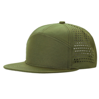 Casquettes de golf à 7 panneaux, casquettes snapback sportives, 100% polyester, logo personnalisé en gros, imperméable, respirant, multicolores, goras pour hommes et femmes