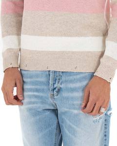 Custom Men's Clothing Crewneck Sweaters Plain Cotton Blank Men's Pullover Casual Wool Knitted Striped Sweaters Breathable 2023 - Product Image 5