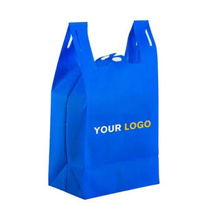 Bolsa de compras paquete reutilizable para publicidad bolsas de camisetas baratas PP tejido colorido almacenamiento troquelado ecológico bolsa no tejida - Product Image 6