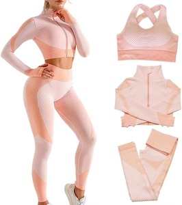 Tenue de yoga respirante imprimée pour femme, automne-hiver, soutien-gorge de sport sans couture, leggings en spandex/polyester, conçue pour la rue - Product Image 2