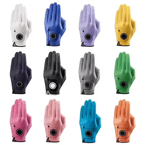 Gants de golf Cabretta de haute qualité personnalisés en gros gants de golf en cuir antidérapants hommes et femmes 2025 - Product Image 1