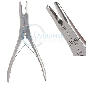 Custom Made Akramed Surgical High Quality Stainless Steel Bone Rongeur Manual Power Source Bone <b>Cutting</b> Forceps CE ISO Certified - Product Image 2
